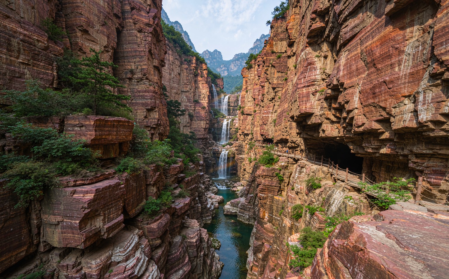 9-Day Tour: Laojun Mountain + Longmen Grottoes + Yuntai Mountain + White Horse Temple + Qingming Riverside Garden + Guoliang Village + Yin Xu Ruins + Red Flag Canal + Taihang Grand Canyon